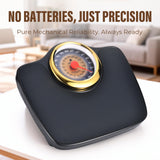 EILISON Mechanical Bathroom Scale for Home Use, Easy Read Analog Weight Scale with Large Dial Display in lb/kg, 400lb Capacity, Non-Slip Surface