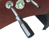 Hathaway Metropolitan 54 inch Foosball Table Adult Size for Family Game Rooms - With Smooth Playfield, Dual Abacus Scoring, Weighted Players, Sturdy Leg Levelers & 2 Foosballs - Cherry Finish