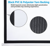 120'' Projector Screen Projection Screen Manual Pull Down HD Screen 1:1 Format SUPER DEAL