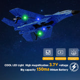 RC Plane, Remote Control Airplane Toy - RC Plane Remote Control Planes 2CH 2.4Ghz Rc Aircraft with Lights, Outdoor Foam Durable Rc Aircraft Foam RC Airplane Jet for Kids Adults Hobby Toys