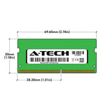 A-Tech DDR4 RAM 8GB 2666MHz PC4-21300 SODIMM Laptop Memory