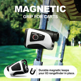 Golf Rangefinder with Slope, Range Finder Golfing, 7X Magnification Rangefinders with Magnetic, Flag Pole Locking
