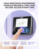 NGTeco Cloud Time Clock for Small Business,4-in-1 Remote Access Touchscreen