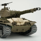 DIRACCOS Modified Edition 1/16 Remote Control US M41A3 Walker Bulldog Tank (Upgraded/Metal Road Wheel & Tracks & Sprocket & Idle Wheel)(5000mah Nimh Battery)(Steel Gear Gearbox)