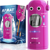 AFMAT 6 Holes Electric Pencil Sharpener and Robot Pencil Sharpener