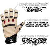 Women's ReliefGrip Gardening Premium Leather Gloves (Large)