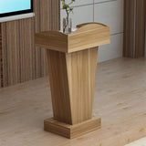 Wood Lectern Podium Stand, Church Pulpit Desk,Wood,Basic
