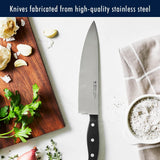 Premium Quality 15-Piece Knife Set with Block, Razor-Sharp, & German Engineered HENCKELS