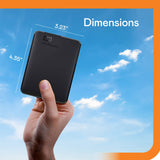 WD 6TB Elements Desktop Hard Drive HDD & 5TB Elements Portable External Hard Drive HDD