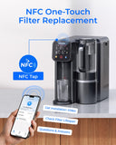 Waterdrop M6H Instant Hot Countertop RO Water Filter System, Glass Pitcher