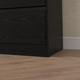 Bobve 70.9” Dresser for Bedroom with 9 Drawers, Large Modern Chest of Drawers with Deep Drawers, Wide Double Dresser Handle Free, Storage Organizer for Bedroom, Living Room, Hallway (Black)