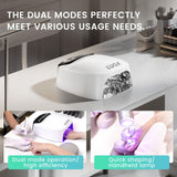L'UGX 2 in 1 UV LED Nail Lamp, Rechargeable UV Light for Gel Nails, Cordless Nail Dryer with Handheld Gel Light for Nail Polish, Perfect for Home Salon Manicure