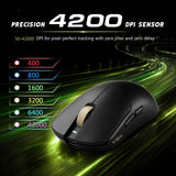 VGN F2 Ultra Lightweight Wireless Gaming Mouse with Programmable Buttons