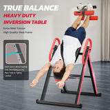 YOLEO Heavy Duty Inversion Table for Back Pain Relief with Adjustable Protective Belt 2023 Upgraded Inversion Foldable Heavy Duty up to 300 lbs YOLEO