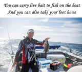 Multi-Functional EVA Foldable Fish Bag for Outdoor - Live Fish Lures and Protection Containers - 8GAL, 6GAL, 4.8GAL, 3GAL