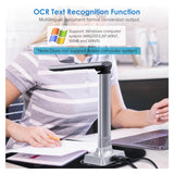 13 Million Pixels Document Camera, High Definition Portable Scanner, A4 Scanners for File Card Passport Recognition Document Scan