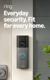 Ring Battery Doorbell 2K (newest model) Retinal 2K with wide-angle video, up to 6x Enhanced Zoom, Two-Way Talk, and Built-In Battery, Matte Mocha