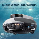 AquaGuard SE Robotic Cordless Pool Cleaner with Dual 30w Motors, Self-Parking, 120-Minute Runtime, Perfect for Pools Up to 40 Feet, Pool Cleaning Robot Vacuum