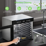 Food Dehydrator Machine, 650W Dehydrator with 8 Stainless Steel Trays, Adjustable Timer & Temperature for Jerky, Fruits, Herbs, Dog Treats, Party Meal Prep