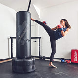 Century Wavemaster XXL Freestanding Punching Bag with Base for Boxing, Kickboxing, and Martial Arts Training, Black