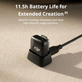 DJI Mic Mini (2 TX + 1 Mobile RX), Ultralight, Active Noise Cancelling