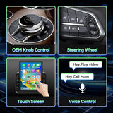 4G+64G Car Radio Stereo Compatible with Jeep Wrangler JL 2018-2021 Gladiator JT 2020 2021, Android 15 IPS Touchscreen, Wireless Carplay Android Auto/Bluetooth/FM/GPS/WiFi/SWC/BackupCamera(9.7 Inch)