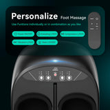 Snailax Foot Massager with Heat, Remote Control, Shiatsu Heated Foot Massager Machine with Deep Kneading, Rolling, Compression, Vibration, Size 13