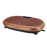 EILISON FitMaxx 3D XL Vibration Plate Exercise Machine - Whole Body Workout Vibration Platform w/Loop Bands - Lymphatic Drainage Machine for Weight Loss, Shaping, Recovery (Fitmaxx Brown, 818)
