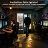 BODEGACOOLER Beverage Refrigerator, 326L/344 Qt Commercial Refrigerator For Kitchen, Home,Office and Garage, 312 Cans & 192 Bottles