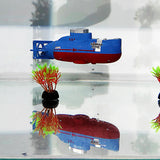 Tipmant Mini RC Submarine Toy Radio Remote Control Tourism Boat Diving Waterproof for Indoor Fish Tank Bathtub Water Kids Birthday Gifts (Blue)