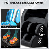 DOVRYTHEN Full Body Zero Gravity Massage Recliner, 8 Fixed Massage Rollers with Foot and Calf Massage, Built-in Heating Function for Home Use