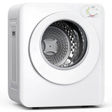Euhomy Portable Clothes Dryer, 1.5 Cu.Ft. Portable Dryer, 850W Drying Machine with Front-Loading Stainless Steel Drum, 5 Functions, Suitable for Apartments, Dorms, RVs, Small Spaces