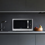 Farberware 1.2 Cu. Ft. Countertop Microwave Oven – 1000 Watts Power, Smart Sensor Auto Cook Settings, Defrost, Easy Clean and Child Safety Lock - Stainless