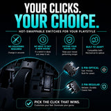 PWNAGE Ultra Custom Wireless RGB Gaming Mouse - Esports Pro Gamer Flawless Professional PAW3950 Optical Sensor 36,000 DPI -100% PTFE Skates (Symm 3 White 300mAh)
