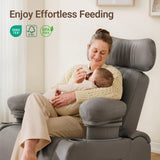 MAMAZING Lullapod Max Power Nursery Rocking Chair with Electric Armrests