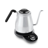 OXO Brew Gooseneck Electric Kettle – Hot Water Kettle, Pour Over Coffee & Tea Kettle, Adjustable Temperature, Built-In Brew Timer, Stainless Steel, 1L