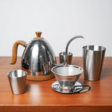 Brewista Artisan Electric Gooseneck Kettle, Water Boiler with LCD Panel, Precise Temperature Control, Fast Boiling and Keep Warm Settings for Pour-Over Coffee & Tea, Café, 1 Liter (Mirror Polished)