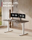 SANODESK Dual Motor Standing Desk 220lbs Height Adjustable Desk