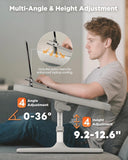 SAIJI Laptop Lap Desk for Bed & Couch with Soft Armrest, Bed Desk Table