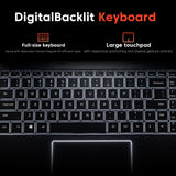 KAIGERR Gaming Laptop, 24GB DDR5 512GB NVMe SSD Laptop Computer with AMD Ryzen 7 H255(8C/16T, Up to 4.9GHz), 16.0 inch Windows 11 Laptop, Radeon RX Vega 8 Graphics,WiFi 6, Backlit KB