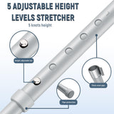 PressLoo Hamstring Stretcher - Advanced Knee Extension & Pain Relief Device, Low Back Stretcher Calf Stretching Equipment, Ideal for ACL, MCL Recovery, Athletes, Therapy & Rehab