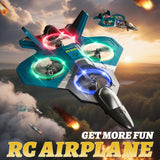 4DRC RC Airplanes Remote Control Airplanes with 3 Batteries, Foam RC Planes for Kids Adults Beginners 4-7 8-12 12-16, Remote Control Helicopter Fighter Jet Drones for Kids Adults, 360° Flip