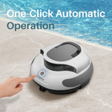 AquaGuard SE Cordless Robotic Pool Cleaner with Dual-Drive 30w Motors, Self-Parking, Ideal for Pools Up to 40 Feet, 120-Minute Runtime, Pool Cleaning Vacuum Robot