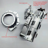MechPuConToy V8 Engine Upgrades Kit, 6-Speed Power Shift Transmission + High/Low Transfer Case Kit for CISON V8 Engine Model