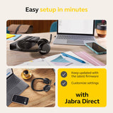 Jabra Evolve2 65 Flex Wireless Stereo Headset with Hybrid ANC, Black