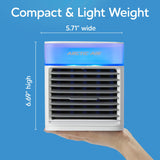 Arctic Air Pure Chill 2.0 Evaporative Air Cooler by Ontel - Powerful, Quiet, Lightweight and Portable Space Cooler with Hydro-Chill Technology For Bedroom, Office, Living Room & More,Blue