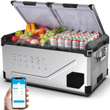 BODEGA BODEGACOOLER 12 Volt Car Refrigerator, 100Quart (95L) Dual Zone Car Fridge APP Control, Portable Freeze