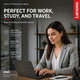 Lenovo V15 15.6" FHD Laptop, Intel 4-Cores N100, 32GB DDR5 1TB SSD, Win 11