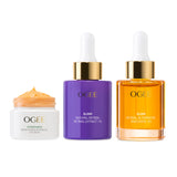 Ogee Natural Retinol Trio - Eye Balm, Bakuchiol & Retinal Elixir Set
