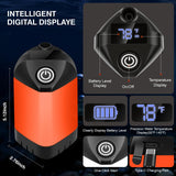 MarvinnanSlyke Portable Shower for Camping,7800mAh Rechargeable Camping Shower Pump,IPX8 Waterproof Outdoor Shower with LED Display and 3 Spray Modes for Hiking,Travel, Pet, Car Wash,RV Life